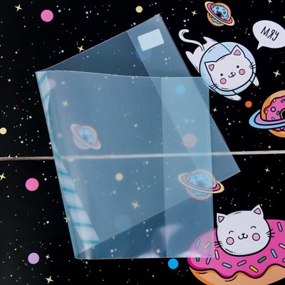 Обложка со вставками «Котики», 22.6×43 см - фото 2002644