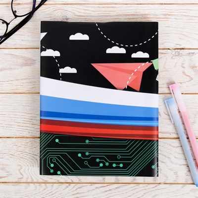 Обложка для учебника «Информатика» (матрёшка), 43.5×23.2 см - фото 2002712