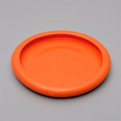Летающая тарелка-фрисби "ДогЛайк" малая, 18х2,3 см, оранжевая - фото 2002799