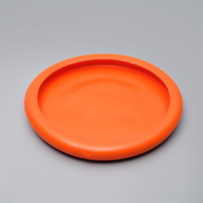 Летающая тарелка-фрисби "ДогЛайк" малая, 18х2,3 см, оранжевая - фото 2002800