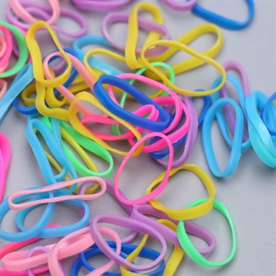 Резинки для животных повышенной прочности, набор 100 шт, микс цветов - фото 2004996