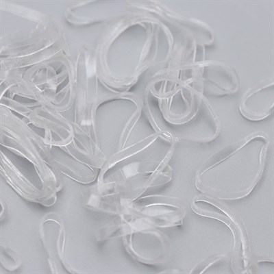 Резинки для животных повышенной прочности, набор 100 шт, прозрачные - фото 2005002