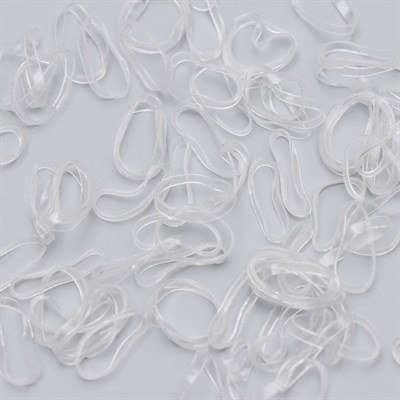 Резинки для животных повышенной прочности, набор 100 шт, прозрачные - фото 2005003