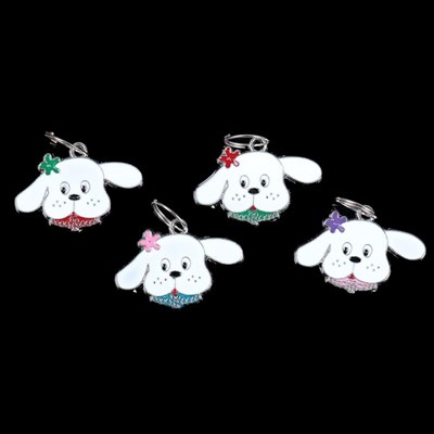 Адресник под гравировку "Собачка",  3,4 х 2,3 см, микс цветов - фото 2005047