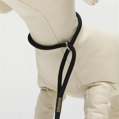 Ринговка, удавка до 45 см, поводок 100 см, черная - фото 2005088