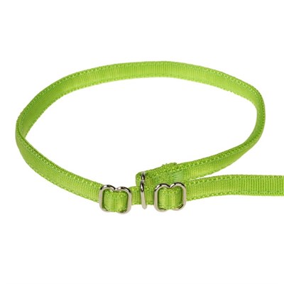 Ринговка из нейлона с металлическими фиксаторами, общая длина 175 см, ширина 1 см, салатовая - фото 2005100
