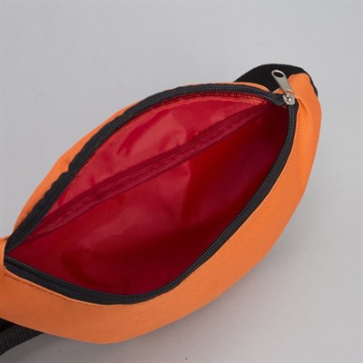 Сумка поясная, отдел на молнии, регулируемый ремень, цвет оранжевый - фото 2005258