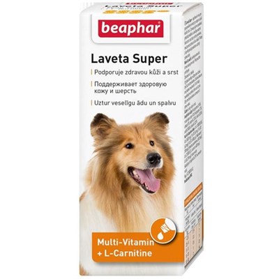 Витамины Beaphar "Laveta super" для собак, при выпадении шерсти, 50 мл - фото 2008974