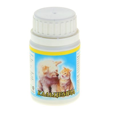 Витамины "Кальцемид" для кошек и собак, 80 таб - фото 2009021