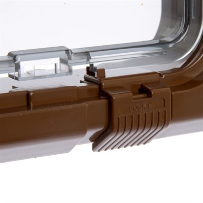 Дверца для кошек «БАРСИК», проём 145*145 мм, толщина двери 36-42 мм, итальянский орех - фото 2018311