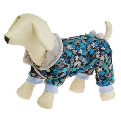 Комбинезон с меховым подкладом, М (дс-24 см, ош-28 см, ог-36 см), микс - фото 2018504