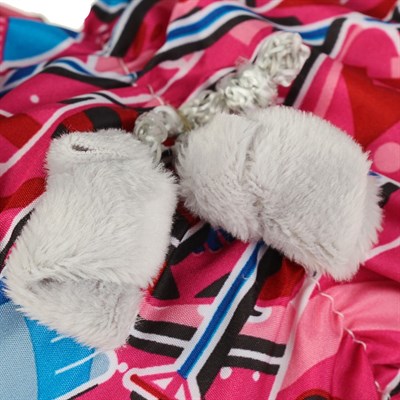 Комбинезон с меховым подкладом, XS (дс-19 см, ош-24 см, ог-30 см) микс - фото 2018522