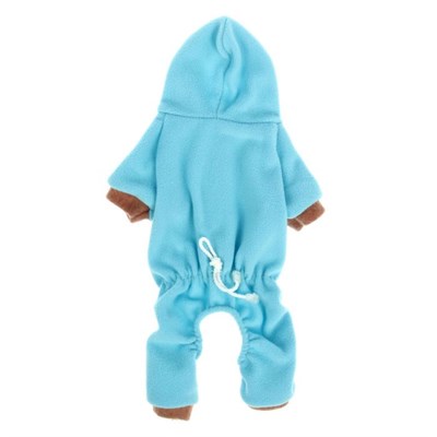 Комбинезон флисовый цветной, S (ДС 20-22 см, ОШ 26 см, ОГ 30-34 см) микс - фото 2018528