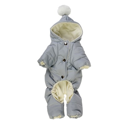 Комбинезон  зимний с капюшоном и помпоном, XL (дс 32-34 см, ош 32 см, ог 40-44 см) - фото 2018569