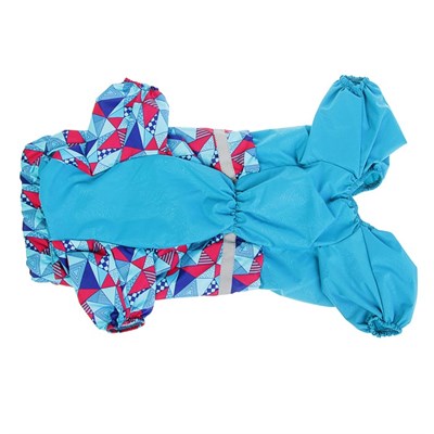 Комбинезон для мопса, ДС 35,5 см, ОГ 53 см, девочка, микс - фото 2018618