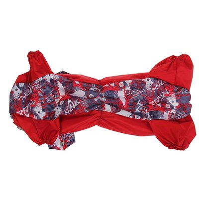 Комбинезон для средней таксы, ДС 40,5 см, ОГ 49 см, девочка, микс - фото 2018625