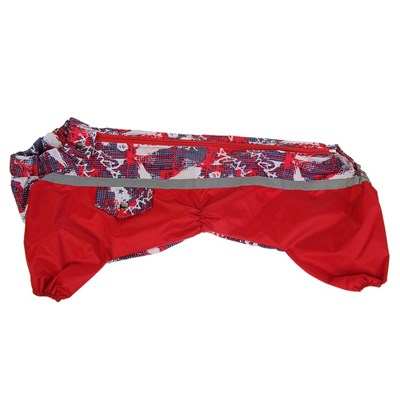 Комбинезон для средней таксы, ДС 40,5 см, ОГ 49 см, девочка, микс - фото 2018626