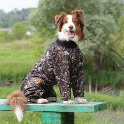 Комбинезон для собак утепленный OSSO, сука, р.60 (ДС 60см, ОШ 52-66см, ОГ 76-90см), микс - фото 2018630