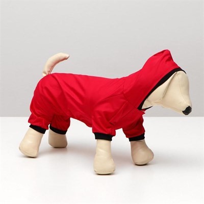 Комбинезон для собак M (ОГ-36 см, ДС- 28 см) красный - фото 2018756
