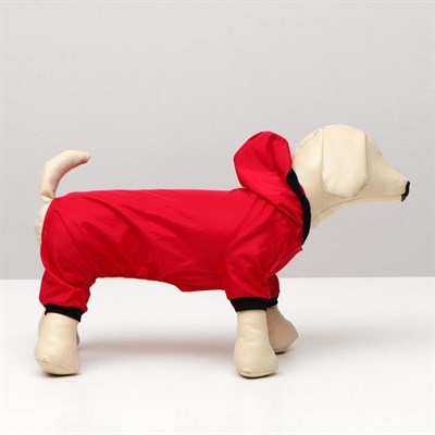 Комбинезон для собак M (ОГ-36 см, ДС- 28 см) красный - фото 2018757
