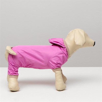 Комбинезон для собак, S (дс 22 см, ог 32 см) розовый - фото 2018760