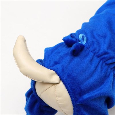 Комбинезон велюр, размер M (ДС 24-26 см, ОШ 28 см, ОГ 34-36 см), МИКС ЦВЕТОВ - фото 2018801