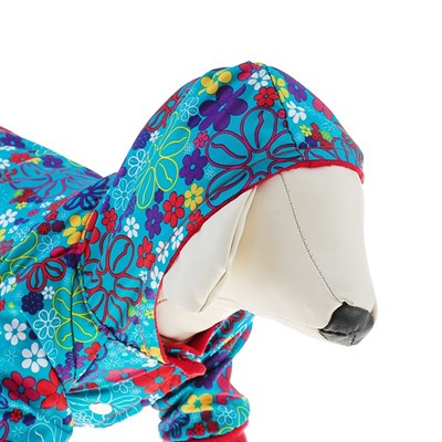 Комбинезон для собак трансформер. L ( дс 28-30 см, ош 32 см, ог 40-44 см)  МИКС ЦВЕТОВ - фото 2019587