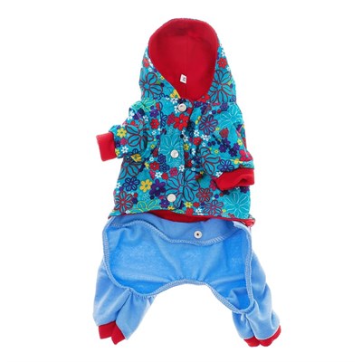 Комбинезон для собак трансформер. L ( дс 28-30 см, ош 32 см, ог 40-44 см)  МИКС ЦВЕТОВ - фото 2019593