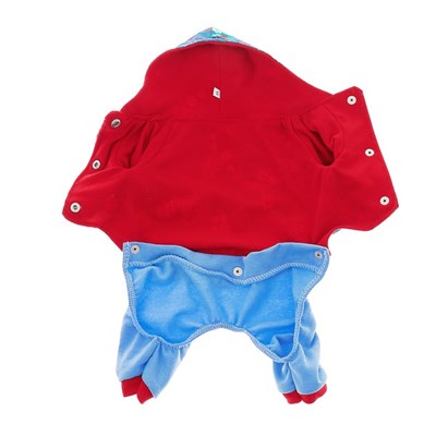 Комбинезон для собак трансформер. L ( дс 28-30 см, ош 32 см, ог 40-44 см)  МИКС ЦВЕТОВ - фото 2019594