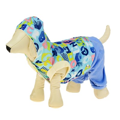 Комбинезон для собак трансформер, XL ( дс 32-34 см, ош 32 см, ог 40-44 см), микс - фото 2019608