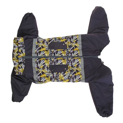 Комбинезон утепленный на флисе для овчарки, сеттера, ам. бульдога, арг. дога, риджбека, (ДС 80, ОГ 95), микс - фото 2019617