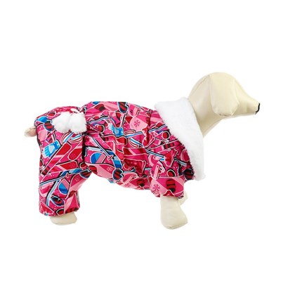 Комбинезон "Тандем" для собак, размер 2XL (ДС 34-36 см, ОШ 34-36 см, ОГ 44-48 см) микс - фото 2019636