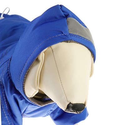 Комбинезон светоотражающий для мопса, размер XS (ДС 20-22 см,  ОГ 34-36 см) - фото 2019690