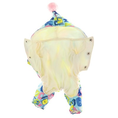 Комбинезон "Принт" с помпоном для собак, L (ДС 28-30 см, ОШ 32 см, ОГ 36-40 см) - фото 2019737