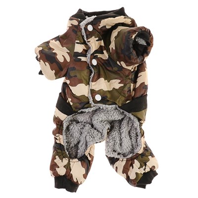 Комбинезон для собак на меховом подкладе, размер L - фото 2019774