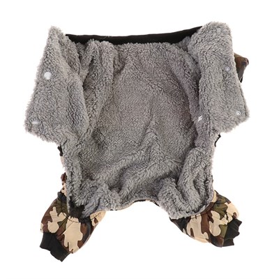 Комбинезон для собак на меховом подкладе, размер L - фото 2019775