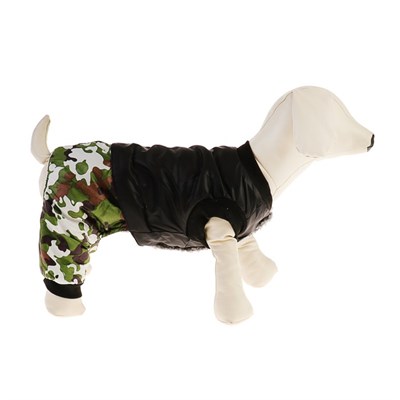 Комбинезон для собак на меховом подкладе с отстегивающимися штанами, размер L - фото 2019778