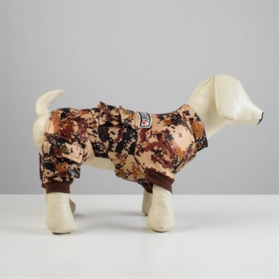 Комбинезон зимний ARMY, S (ОШ 21-25, ОГ 29-36, ДС 23 см), бежевый - фото 2019817