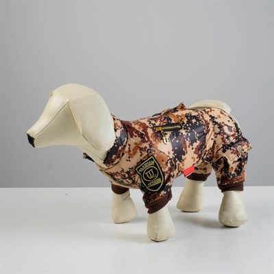 Комбинезон зимний ARMY, S (ОШ 21-25, ОГ 29-36, ДС 23 см), бежевый - фото 2019819