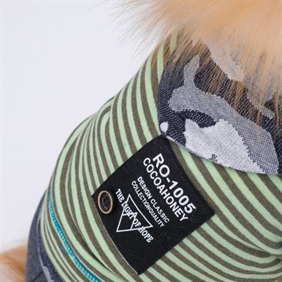 Комбинезон, еврозима на меховом подкладе, M (ОШ 26-30, ОГ 36-40, ДС 28 см), зелёный - фото 2019988