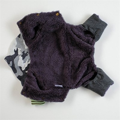 Комбинезон, еврозима на меховом подкладе, M (ОШ 26-30, ОГ 36-40, ДС 28 см), зелёный - фото 2019995