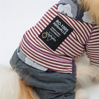 Комбинезон, еврозима на меховом подкладе, M (ОШ 26-30, ОГ 36-40, ДС 28 см), красный - фото 2020031