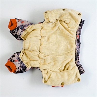 Комбинезон зимний ARMY, XS (ОШ 18-22, ОГ 27-32, ДС 20 см), оранжевый - фото 2020054