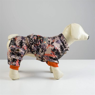 Комбинезон зимний ARMY, S (ОШ 21-25, ОГ 29-36, ДС 23 см), оранжевый - фото 2020059