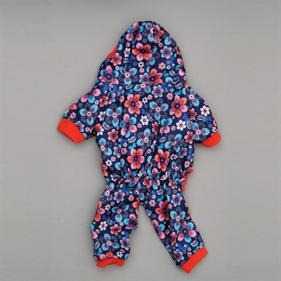 Комбинезон "Полянка" флисовый, размер S (ДС 20-22 см, ОШ 26 см, ОГ 30-34 см) - фото 2020115