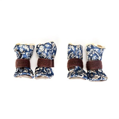 Ботиночки на меху OSSO для маленьких собак, M (5 х 4,5 х 9 см), микс цветов - фото 2020471