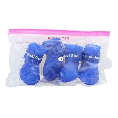 Сапоги резиновые "Вездеход", набор 4 шт., р-р S (подошва 4 Х 3 см), синие - фото 2020481