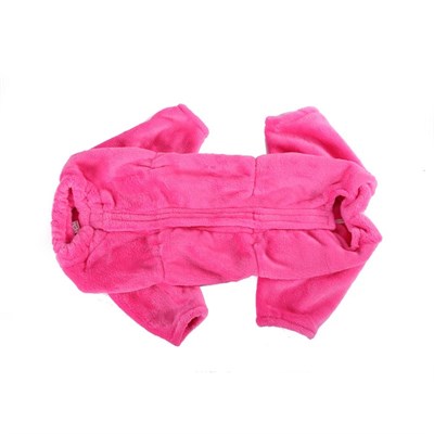 Халат для собак банный из микрофибры OSSO, р.30 (ДС 30 см, ОГ 40-52 см), микс цветов - фото 2020521