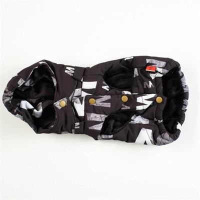 Куртка зимняя, XS (ОШ 18-22, ОГ 27-32, ДС 20 см), чёрная - фото 2020835