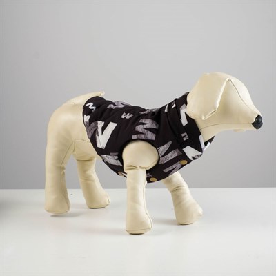 Куртка зимняя, S (ОШ 21-25, ОГ 29-36, ДС 23 см), чёрная - фото 2020839